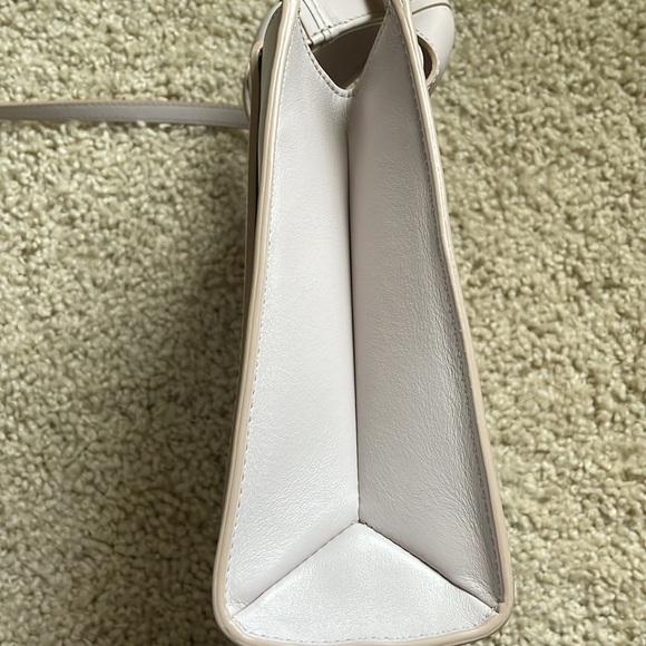 Chloé woody rare color pristine small leather tote crossbody in nomad beige - Picture 11 of 15